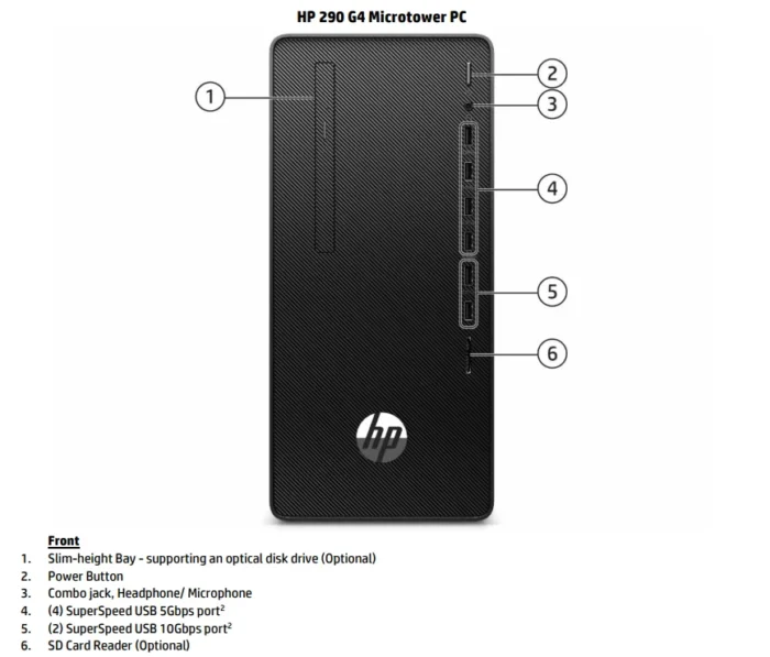 HP 290 G4 Desktop Intel Core i7-10th Generation - Image 6